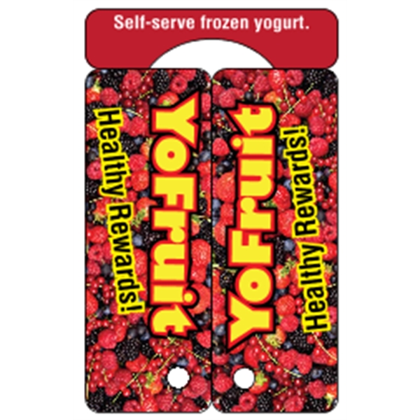 2.125" x 3.375" gloss white deluxe plastic card with .030" thickness... from ASI 89910 Stouse, LLC