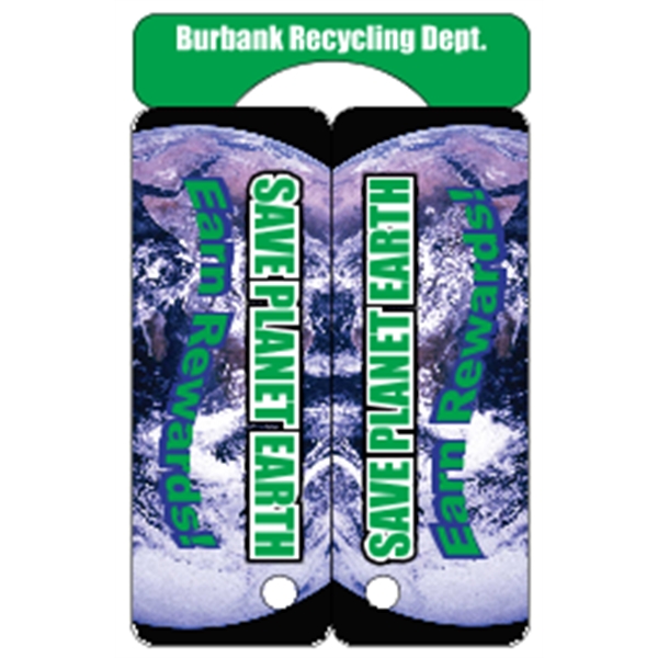 2.125" x 3.375" gloss white deluxe plastic card with .030" thickness... from ASI 89910 Stouse, LLC