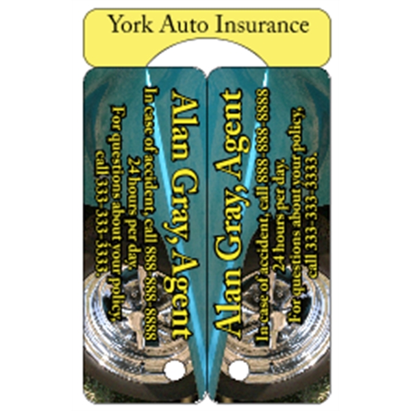 2.125" x 3.375" gloss white deluxe plastic card with .030" thickness... from ASI 89910 Stouse, LLC