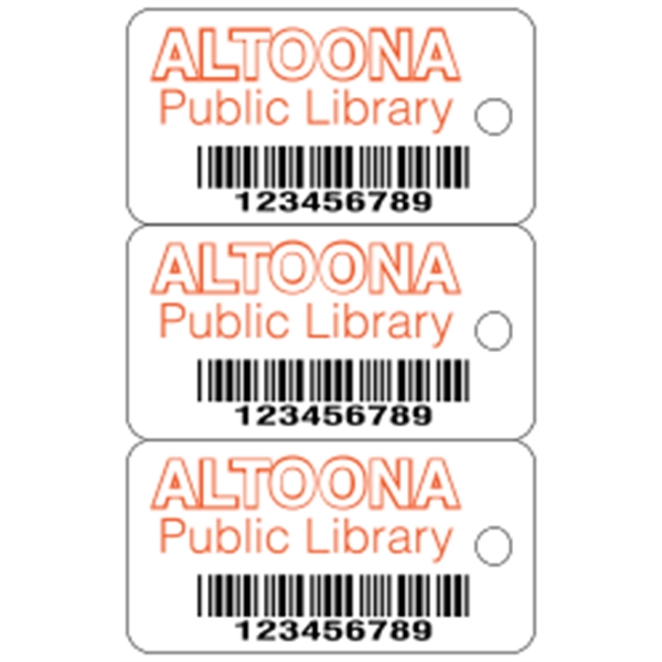 2.125" x 3.375" gloss white deluxe plastic card with .030" thickness... from ASI 89910 Stouse, LLC