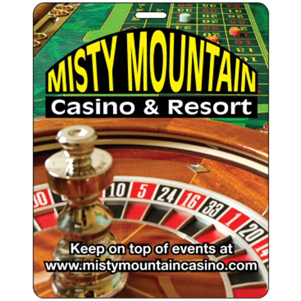 4" x 5" deluxe badge with slot made of .030" thick... from ASI 89910 Stouse, LLC