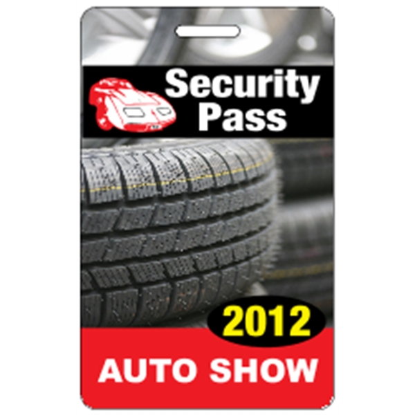 2.125" x 3.375" deluxe badge with slot made of .020" thick... from ASI 89910 Stouse, LLC