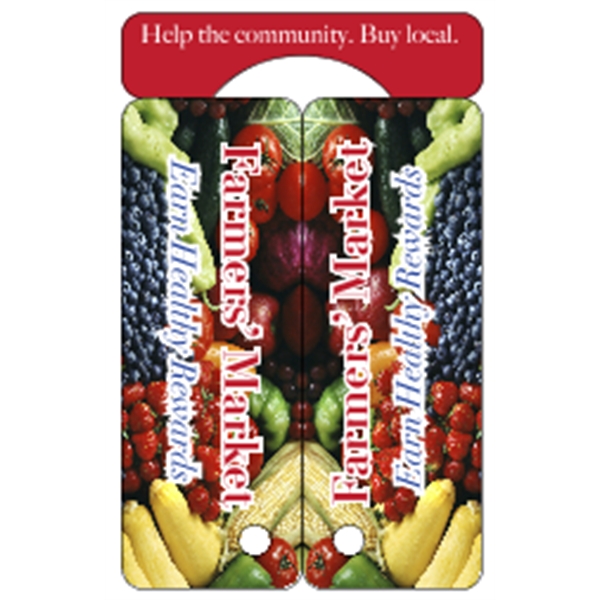 2.125" x 3.375" gloss white deluxe plastic card with .020" thickness... from ASI 89910 Stouse, LLC