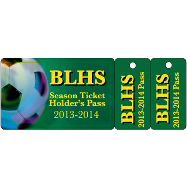 3.375" x 2.125" gloss white deluxe plastic card with .020" thickness... from ASI 89910 Stouse, LLC