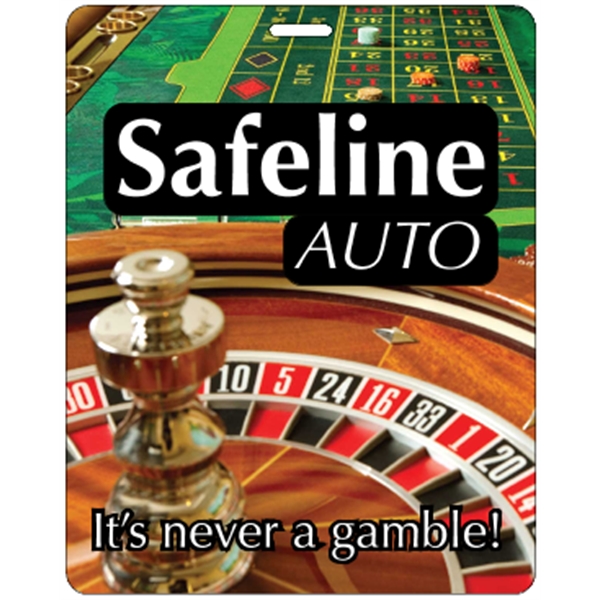 4" x 5" deluxe badge with slot made of .020" thick... from ASI 89910 Stouse, LLC