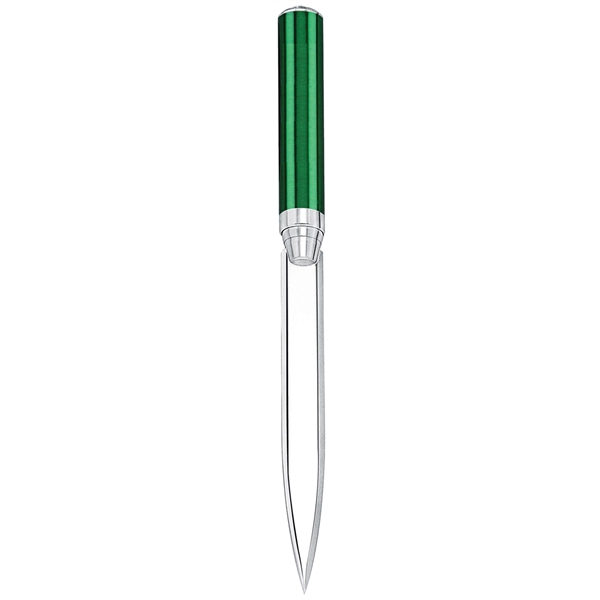 Solid brass letter opener with a translucent enamel color handle and... from ASI 68190 Lungsal / Lungsal