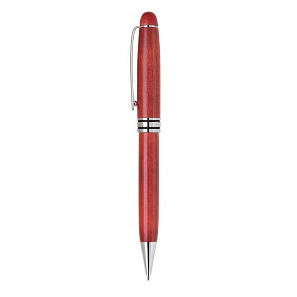 Wooden twist-action mechanical pencil with 0.9 mm lead and available in... from ASI 68190 Lungsal / Lungsal