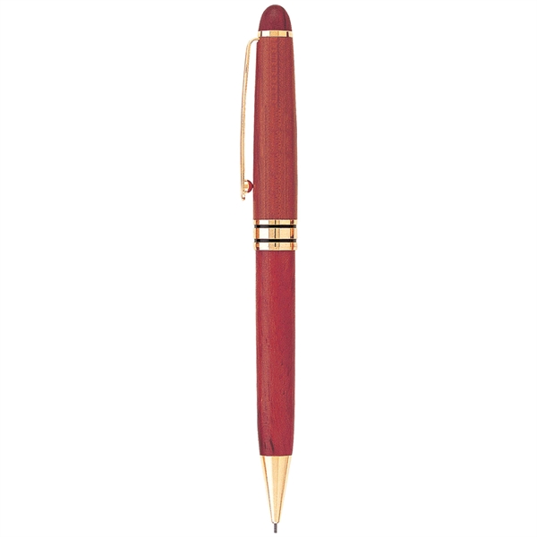 Wooden twist-action mechanical pencil with 0.9 mm lead and available in... from ASI 68190 Lungsal / Lungsal