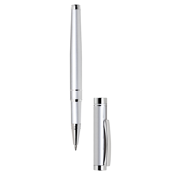 Cap-off rollerball pen available in two colors with beautiful chrome accents.... from ASI 68190 Lungsal / Lungsal