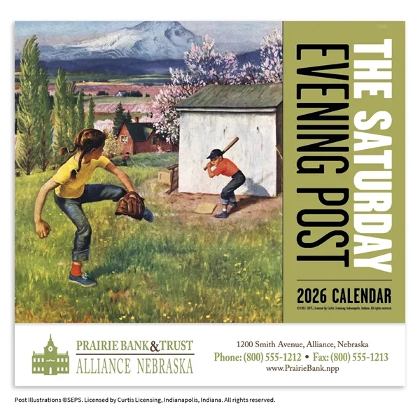 The Saturday Evening Post - Stapled... from ASI 40480 Koozie Group / Norwood Triumph Calendar