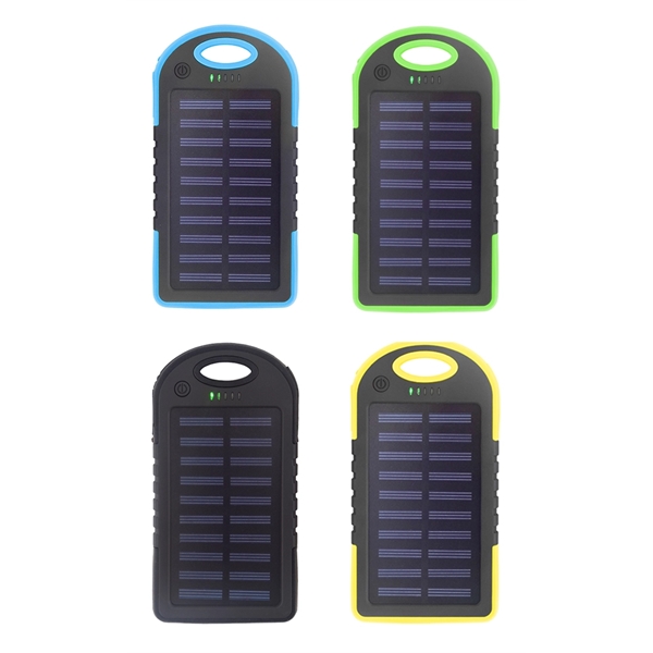 Outback Solar Power Bank. Portable Solar Power Bank Charger. Built-in 3,000... from ASI 93131 US Flash & Technologies LLC