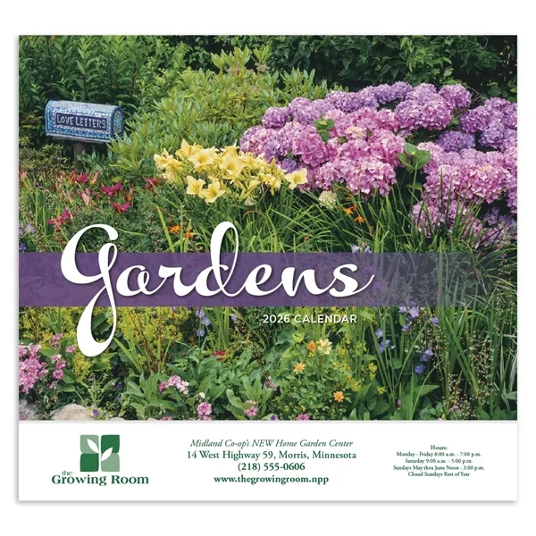 Gardens Appointment Calendar - Stapled... from ASI 40480 Koozie Group / HotLine®