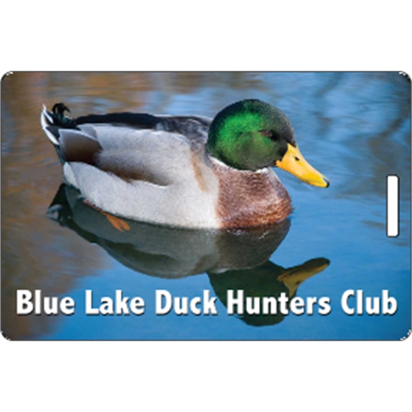 4" x 2.625" rectangular identification tag made of .018" gloss white... from ASI 89910 Stouse, LLC