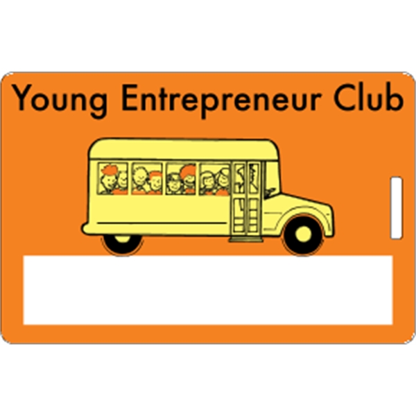 4" x 2.625" rectangular identification tag made of .018" gloss white... from ASI 89910 Stouse, LLC