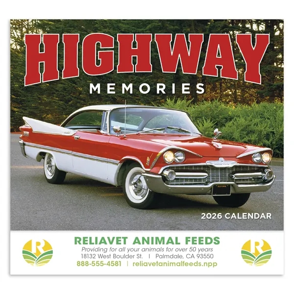 Highway Memories Appointment Calendar - Stapled... from ASI 40480 Koozie Group / HotLine®
