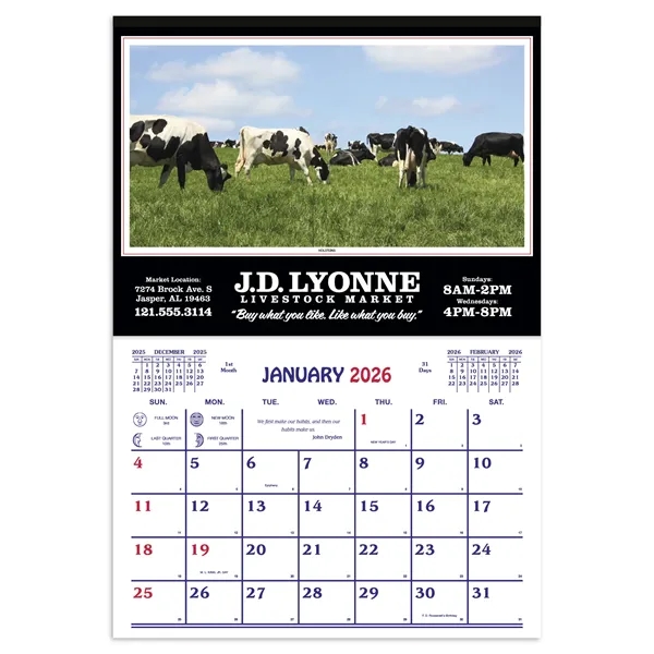 Farm Calendar... from ASI 40480 Koozie Group