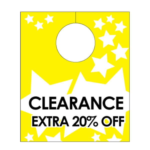 Printed tag stock, spot color, approximately 10 pt. thick.... from ASI 89910 Stouse, LLC