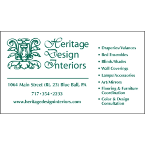 3.5" x 2" business card, magnet with square corners and 4... from ASI 89910 Stouse, LLC