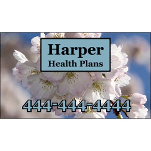 3.5" x 2" business card, magnet with square corners and 4... from ASI 89910 Stouse, LLC