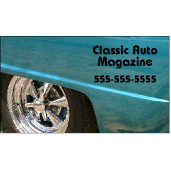 3.5" x 2" business card, magnet with square corners and 4... from ASI 89910 Stouse, LLC