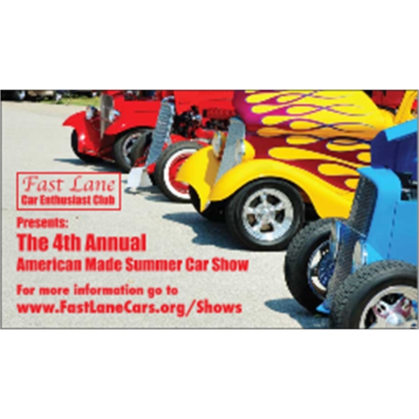 3.5" x 2" business card, magnet with square corners and 4... from ASI 89910 Stouse, LLC