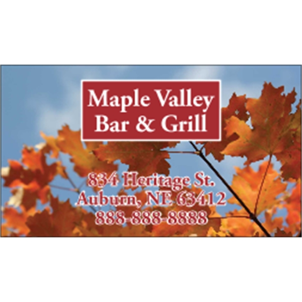 3.5" x 2" business card, magnet with square corners and 4... from ASI 89910 Stouse, LLC