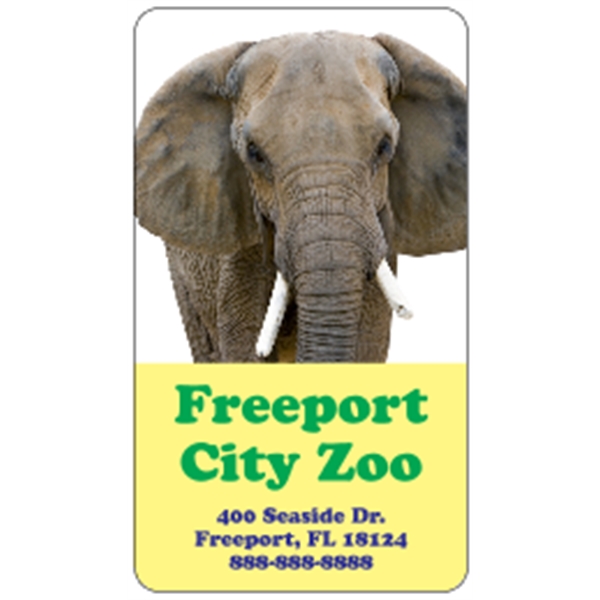 3.5" x 2" business card magnets with round corners, .019" or... from ASI 89910 Stouse, LLC