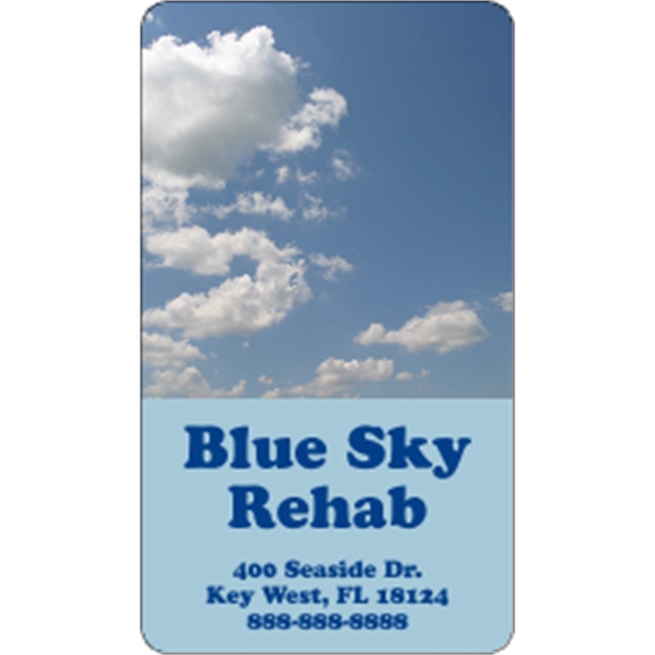 3.5" x 2" business card magnets with round corners, .019" or... from ASI 89910 Stouse, LLC