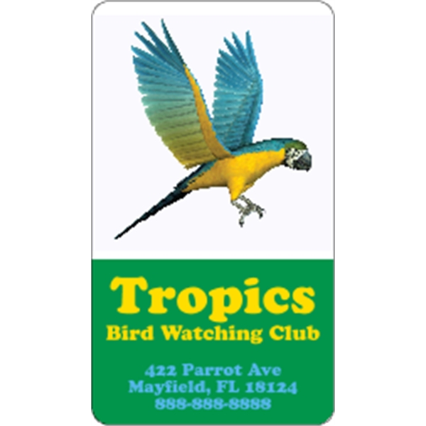 3.5" x 2" business card magnets with round corners, .019" or... from ASI 89910 Stouse, LLC