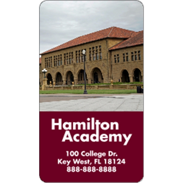 3.5" x 2" business card magnets with round corners, .019" or... from ASI 89910 Stouse, LLC