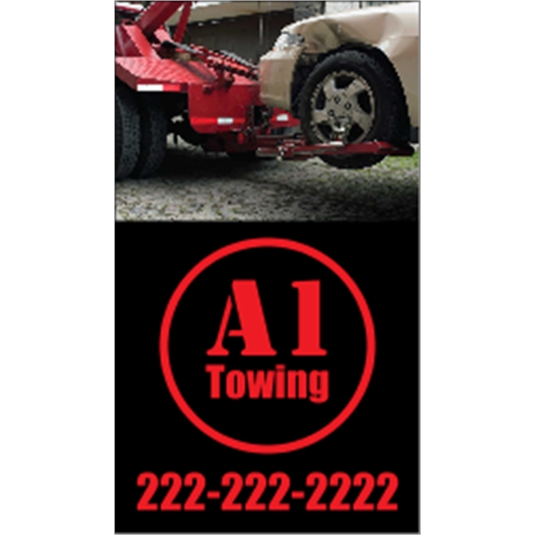 3.5" x 2" business card, magnet with square corners and 4... from ASI 89910 Stouse, LLC