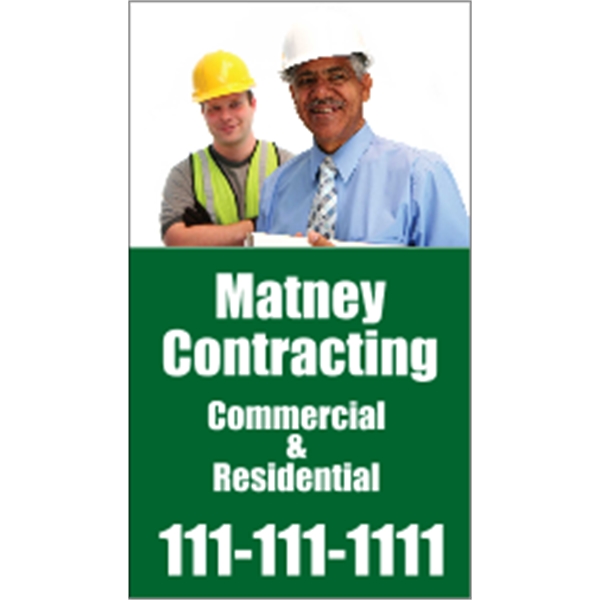 3.5" x 2" business card, magnet with square corners and 4... from ASI 89910 Stouse, LLC