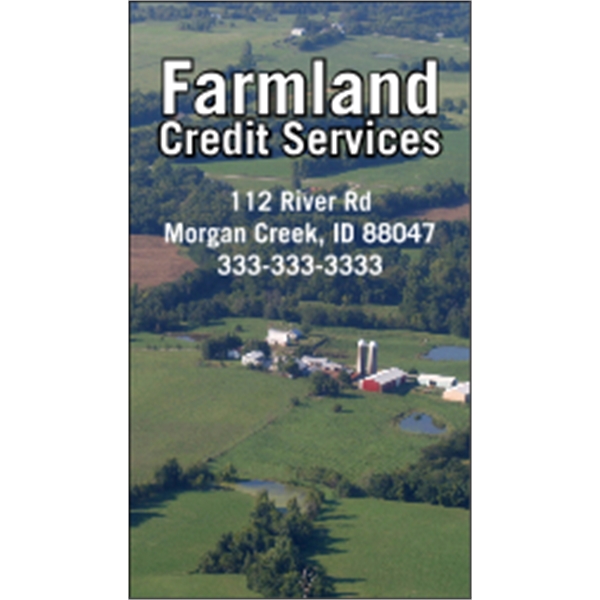 3.5" x 2" business card, magnet with square corners and 4... from ASI 89910 Stouse, LLC