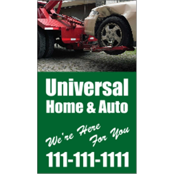 3.5" x 2" business card, magnet with square corners and 4... from ASI 89910 Stouse, LLC