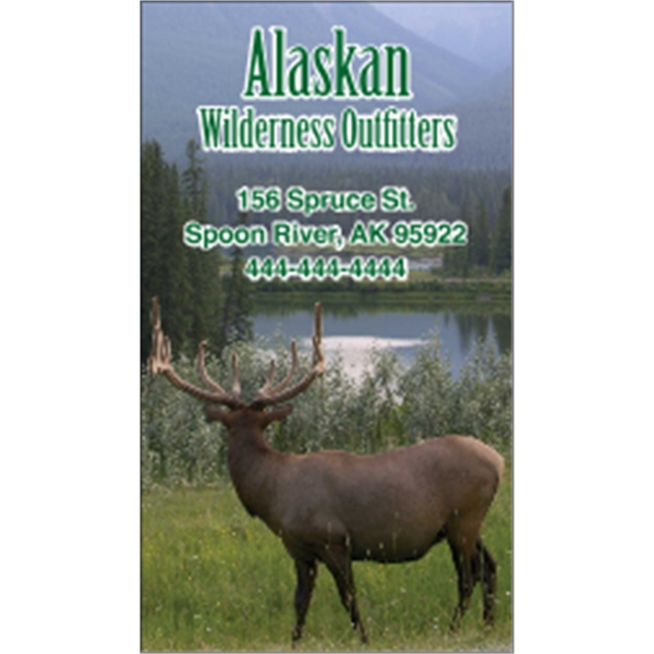 3.5" x 2" business card, magnet with square corners and 4... from ASI 89910 Stouse, LLC