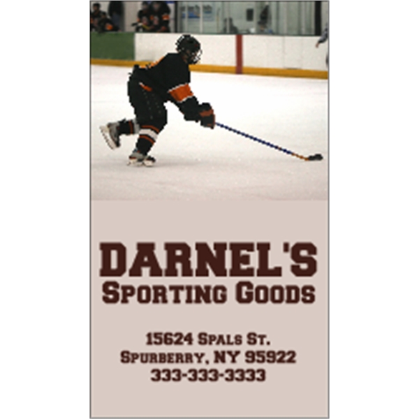 3.5" x 2" business card, magnet with square corners and 4... from ASI 89910 Stouse, LLC