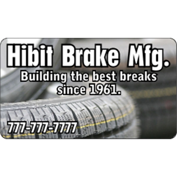 3.5" x 2" business card magnets with round corners, .019" or... from ASI 89910 Stouse, LLC