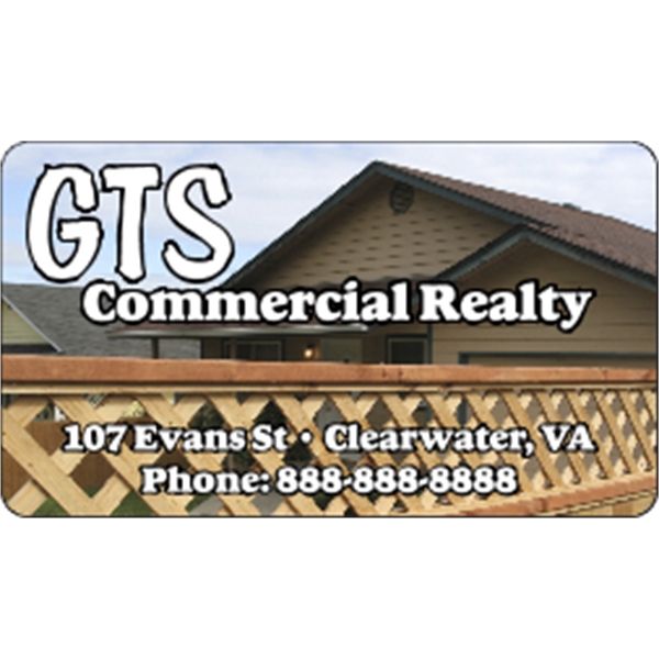 3.5" x 2" business card magnets with round corners, .019" or... from ASI 89910 Stouse, LLC