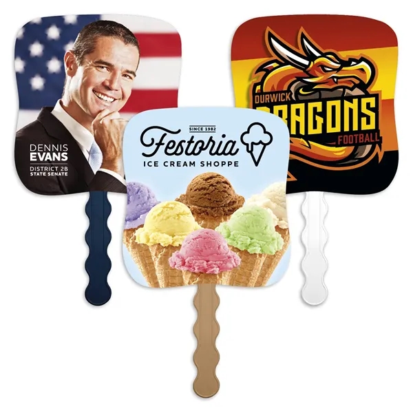 White Stock Fans... from ASI 40480 Koozie Group