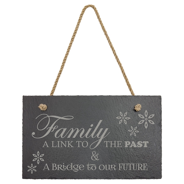 7" x 11.75" rectangle shaped slate hanging sign with chipped finish,... from ASI 92531 Unique Custom Products / UCP