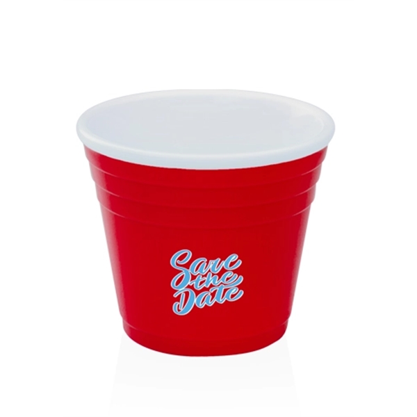 2 oz. party cup shot glasses made of hard plastic and... from ASI 39552 BEL Promo