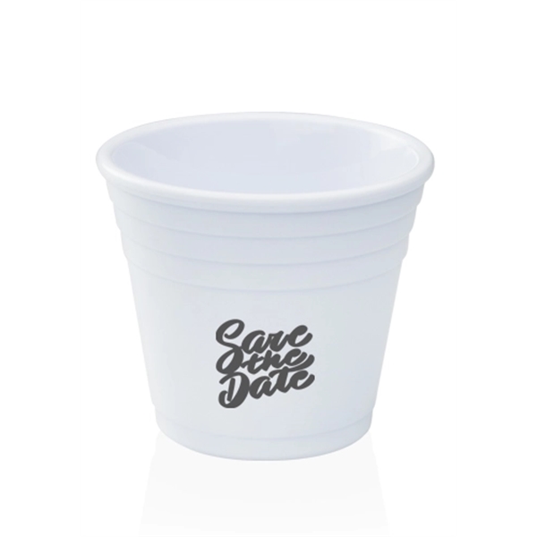 2 oz. party cup shot glasses made of hard plastic and... from ASI 39552 BEL Promo