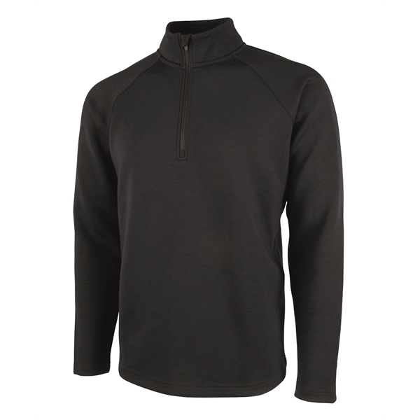 Men's 75/19/6 polyester, rayon and spandex Seaport quarter-zipper pullover sweatshirt.... from ASI 44620 Charles River Apparel