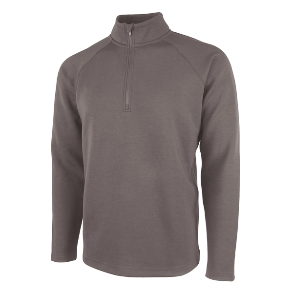 Men's 75/19/6 polyester, rayon and spandex Seaport quarter-zipper pullover sweatshirt.... from ASI 44620 Charles River Apparel