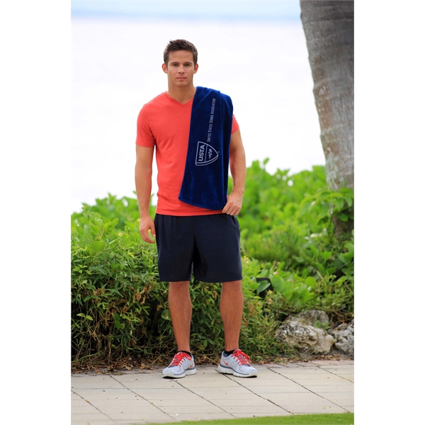 12" x 42" cotton fitness towel with CleenFreek® antimicrobial technology.... from ASI 79750 Pro Towels