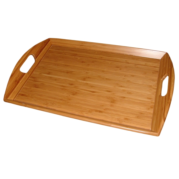 Butler's bamboo tray is perfect for serve any type of foods... from ASI 91565 Totally Bamboo