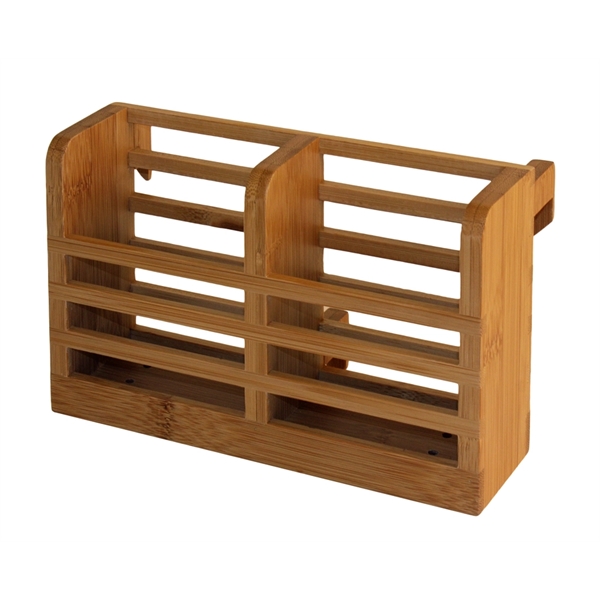 Bamboo dish rack utensil holder is used for holding different utensils... from ASI 91565 Totally Bamboo