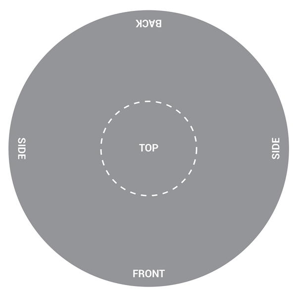 30" Fully customized fitted style table cover... from ASI 80228 Quinn