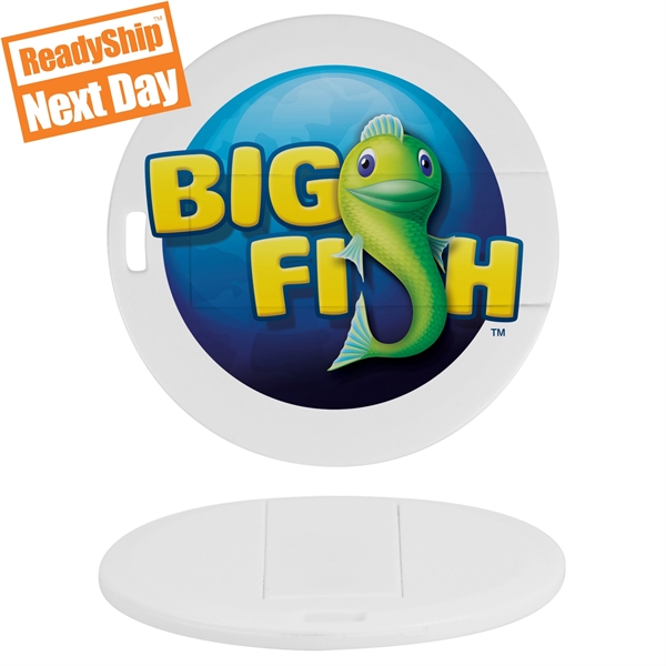 USB round flash drive. Dimensions: 1.73" x 1.73" x 0.12"... from ASI 62124 iClick, Inc. / iClick®