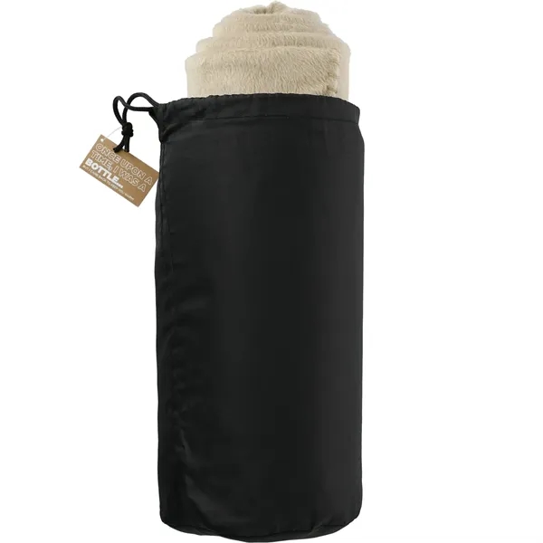 50" x 60" recycled PET fleece blanket with canvas pouch.... from ASI 66887 PCNA / Leeds